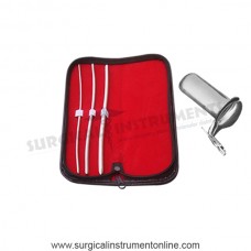 Hegar Uterine Dilator Set of 3 Pieces 3-4 5-6 7-8 and Collin Speculum